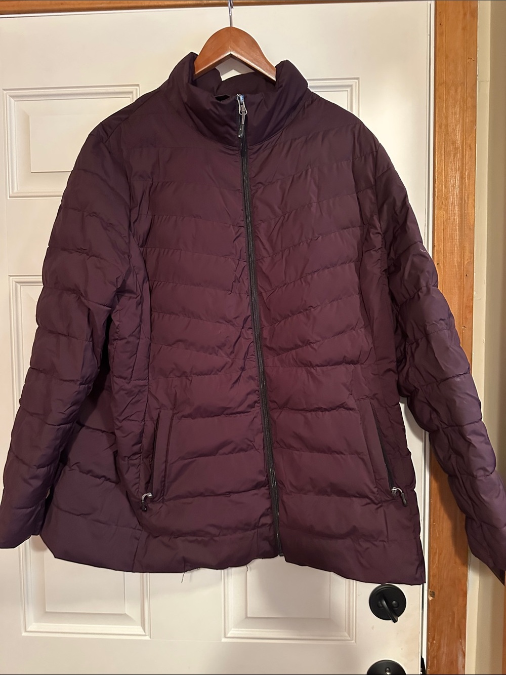 32 Degrees Women's Quilted Puffer Jacket in Plum